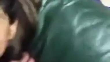 NRI girl sucking her professor’s dick and balls for better marks