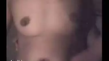 Desi bhabhi enjoying her first time sex video on a webcam with her boyfriend