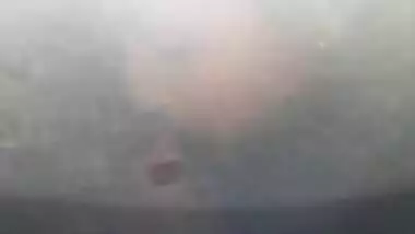 Beautiful girl giving blowjob outdoor when they gone for jungle trip