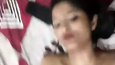Desi GF’s doggy style Indian sex with her lover