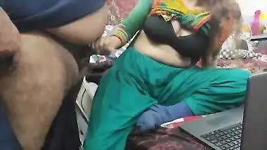 indian sister caught watching porn on laptop by her stepbrother and fucked in all holes with clear hindi voice full dirty talking