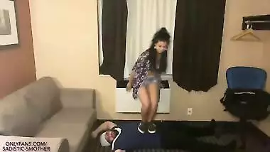 Indian Babe First Time Trampling - Princess Zoya - {HD} (with POV angle) (FULL VIDEO ON ONLYFANS)