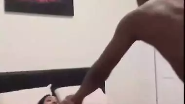 Hot Punjabi kudi fucks a black guy in NRI por