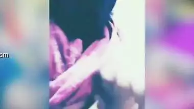 Indian female in a hijab doesn't show her face but XXX natural boobs