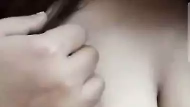 Chubby tanker wife boobs showing at night to lover