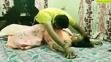 Indian hot xxx wife fucking with husband boss: saving husband job!! with clear audio