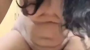 Cute MILF nude fucking husband friend dick mms