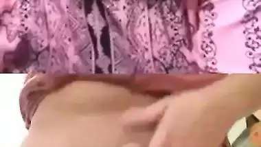 Pakistani lovers enjoying each others on video call