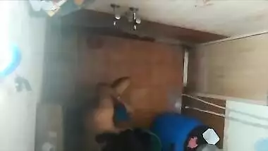 My friend spied on his desi aunty in the shower all XXX naked