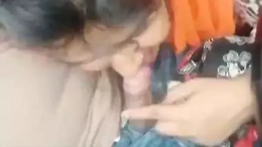 Blowjob inside car with desi GF and she asks to stop it